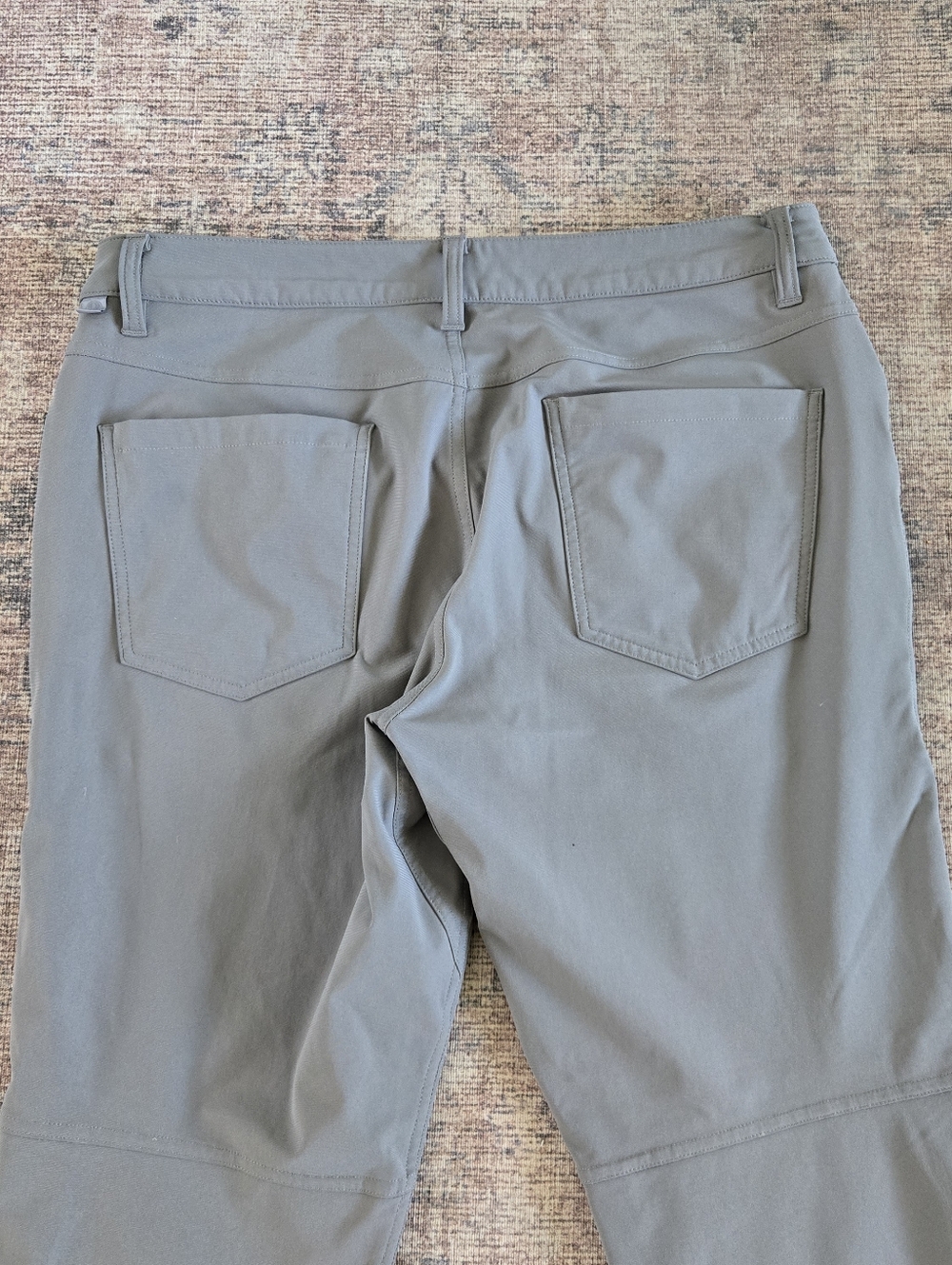 Lululemon ABC Pant Slim Men's Casual Pants Size 33/28" Inseam Warpstreme Gray - Picture 7 of 9